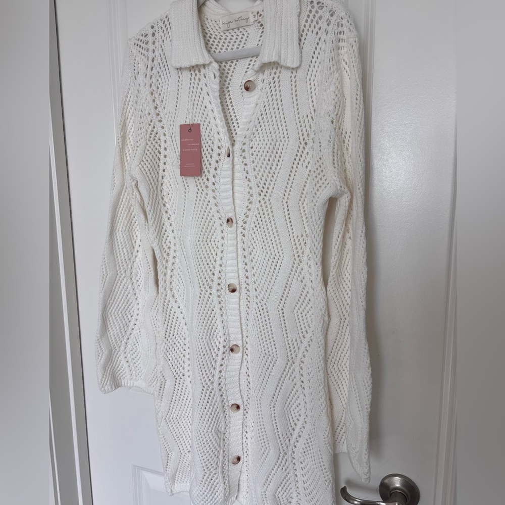 NWT Miss Lola Cream Knit Turtleneck Sweater - Picture 10 of 12